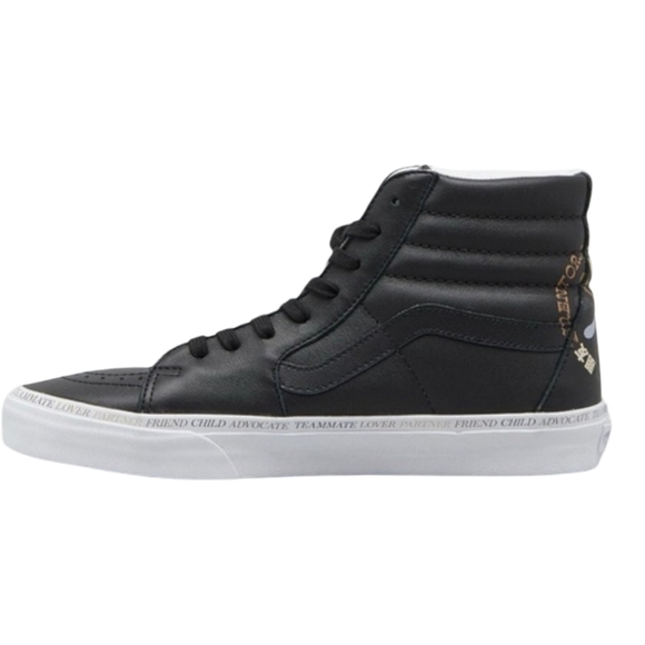 Vans Sk8-Hi 'Divine Energy' High top Sneakers black leather Size 9 - Picture 3 of 16